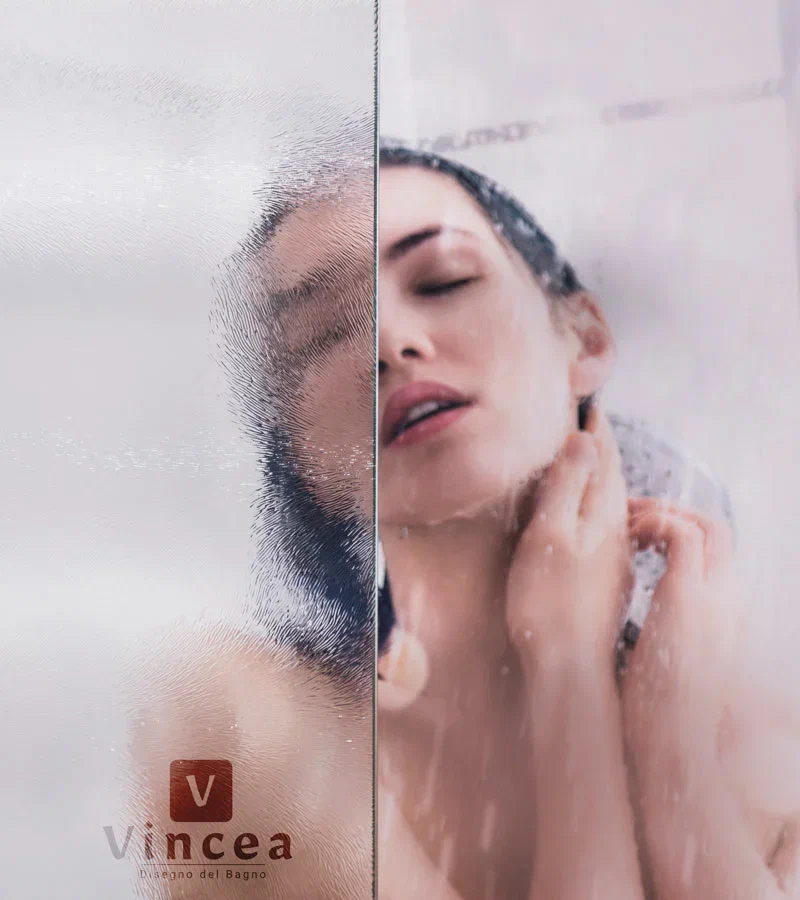 Душевая дверь Vincea Intra 100x190 см, VDP-1I9010CH, профиль хром, стекло рифленое - 8 изображение