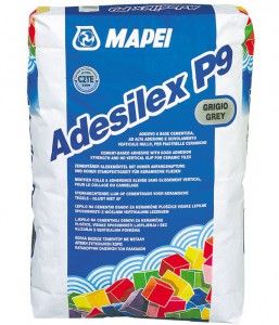 Клей для плитки Adesilex P9 серый 25 кг