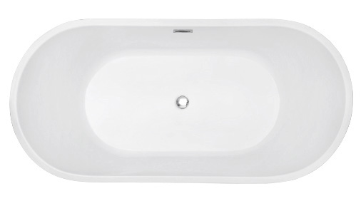 Акриловая ванна Abber 140х70 см AB9203-1.4, белый