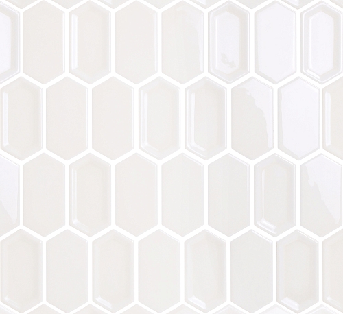 Мозаика LeeDo & Caramelle  Crayon White glos (38x76x8) 27,8x30,4