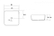 Раковина Abber Rechteck 40 см AC2211MBE светло-бежевая матовая - 5 изображение