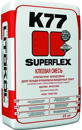 SuperFlex K77 клей для плитки (25кг)