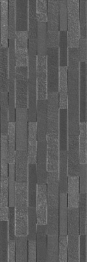 Плитка Гренель серый темный структура обрезной 30х89,5х0,9