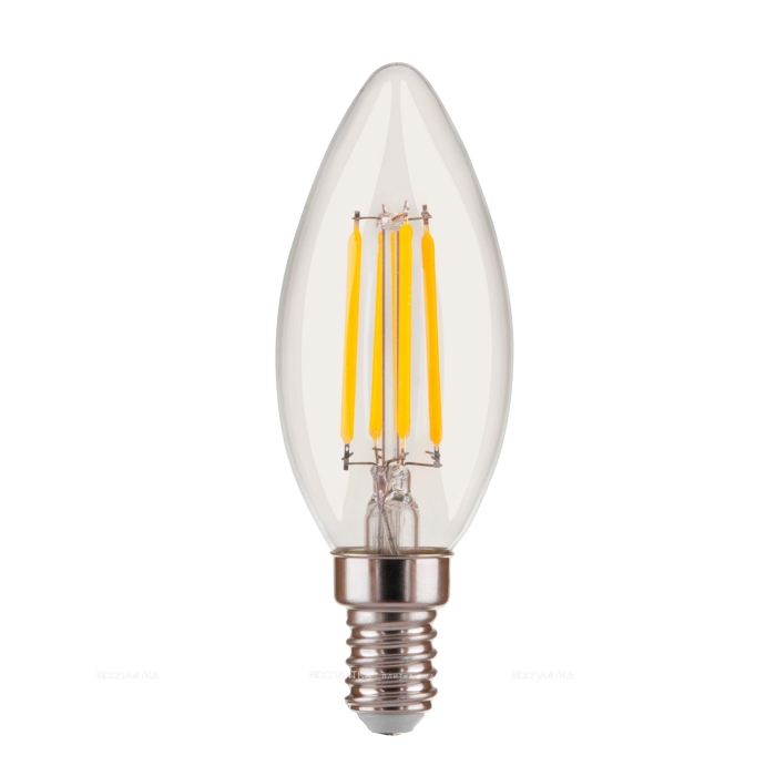 Филаментная светодиодная лампа "Свеча" Dimmable C35 5W 4200K E14 Elektrostandard BL134 4690389140990 - 2 изображение