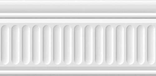 Керамическая плитка Kerama Marazzi Бордюр Бланше белый структурированный 9,9х20