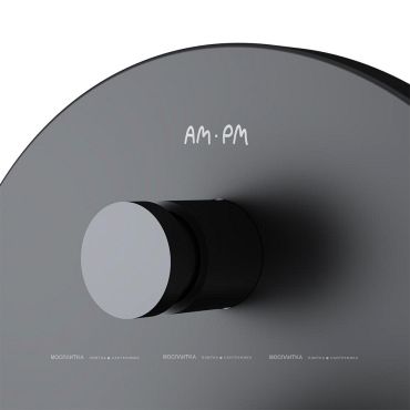 Смеситель для ванны с душем Am.Pm X-Joy F85A45722 на 2 потребителя, матовый черный - 7 изображение
