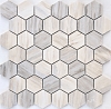 Мозаика Nuvola Rosato POL hex (23x40x6) 29,2x28,9