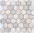 Мозаика LeeDo & Caramelle  Nuvola Rosato POL hex (23x40x6) 29,2x28,9