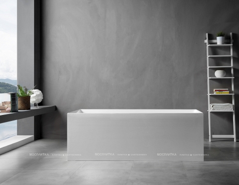 Акриловая ванна Abber 150х70 см AB9274-1.5, белый - 4 изображение