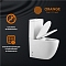 Унитаз-компакт Orange C05-000w безободковый, сиденье микролифт - 7 изображение