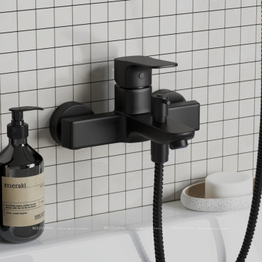 Смеситель для ванны с душем Paini Viva Style P4YO111 черный матовый - 2 изображение