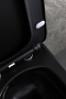 Унитаз подвесной безободковый Allen Brau Liberty 4.33007.31 черный матовый - 18 изображение