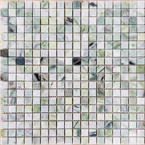 Мозаика LeeDo & Caramelle  Onice Verde oliva POL (15x15x7) 30,5x30,5