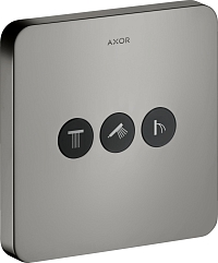 Переключатель потоков Axor ShowerSelect для душа 36773330 черный/хром