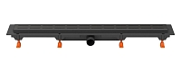 Душевой лоток 75 см Creto Walkway CRE-750 WB с решеткой, черный