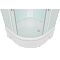 Душевая кабина Erlit Comfort 120х120 см ER5720TW3 профиль белый, стекло матовое - 6 изображение
