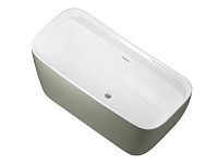 Акриловая ванна Allen Brau Infinity 170x78 2.21002.20/CGM белая глянец /цементно-серый