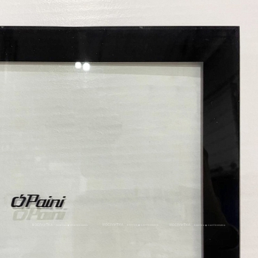 Душевая перегородка Paini 110х195 см PAINI-WalkIN110F профиль черный матовый, стекло прозрачное - 2 изображение