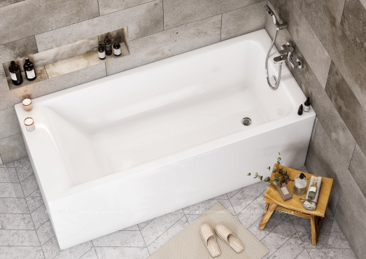 Акриловая ванна Roca Easy 170x75 см - 8 изображение