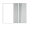 Душевая шторка на ванну Creto Avalon 6.0 160х145 см SH00069 профиль белый, стекло прозрачное - 2 изображение