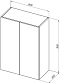 Подвесной шкаф Aquanet Вега 60 см 329128 белый глянец - 6 изображение