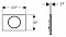 Клавиша смыва для унитаза Geberit Sigma 10 115.758.KH.5 хром / матовый хром / хром - 3 изображение