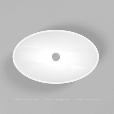 Раковина Whitecross Aquamarine 56 см 0715.056035.100 белая глянцевая - 4 изображение