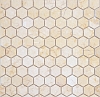 Мозаика Botticino MAT hex (18x30x6) 28,5x30,5