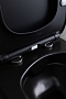 Унитаз подвесной безободковый Allen Brau Liberty 4.33007.31 черный матовый - 17 изображение