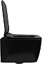 Унитаз подвесной безободковый Allen Brau Liberty 4.33007.31 черный матовый - 12 изображение