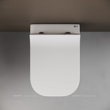 Комплект подвесной безободковый унитаз Ceramica Nova New Day CN3005 с крышкой-сиденьем микролифт + инсталляция для унитазов Bocchi 8010-1000 - 6 изображение