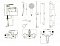 Комплект смесителей для ванны Jacob Delafon Elite E32911RU-CP хром - 2 изображение