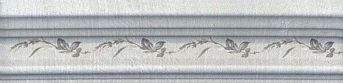 Керамическая плитка Kerama Marazzi Бордюр Багет Кантри Шик серый декорированный 5х20