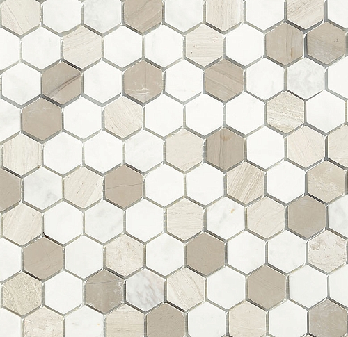 Мозаика LeeDo & Caramelle  Pietra Mix 3 MAT hex (18x30x6) 28,5x30,5