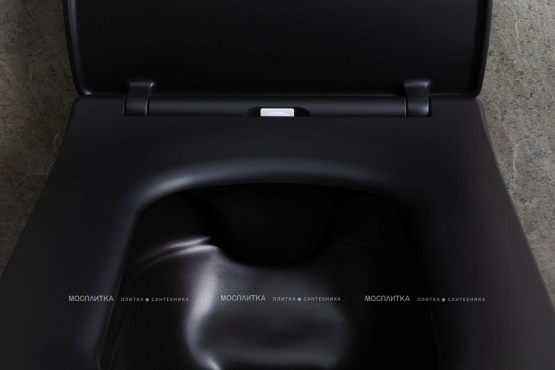 Унитаз подвесной безободковый Allen Brau Liberty 4.33007.31 черный матовый - 21 изображение