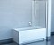 Шторка для ванны Ravak Pivot PVS1-80 сатин + транспарент 79840U00Z1, серый - 4 изображение