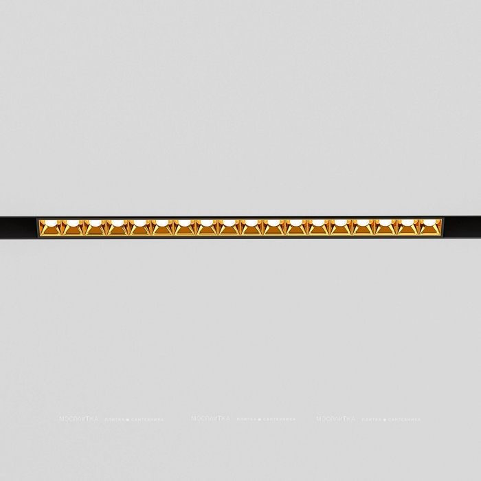 Трековый светильник Slim Magnetic 18W 4000K Artas (чёрный/золото) 85104/01 - 3 изображение