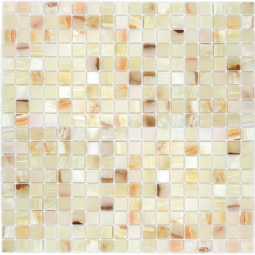 Мозаика Caramelle  Onice Jade Bianco POL 15x15x7