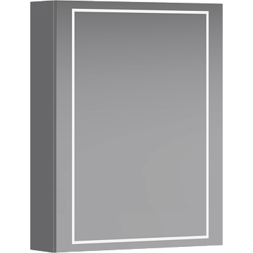 Зеркальный шкаф Aqwella Simplex 55 см SLX0455L с подсветкой