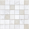 Мозаика Art Dolomiti bianco MAT 48x48x8