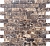 Мозаика Caramelle  Emperador Dark POL 23x48x4