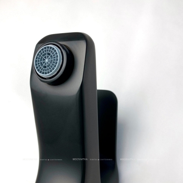 Смеситель для раковины с гигиеническим душем Paini Viva Style P4YO205/574 черный матовый - 5 изображение