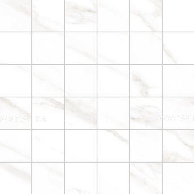 Мозаика Marmori Калакатта Белый (5х5) 30х30