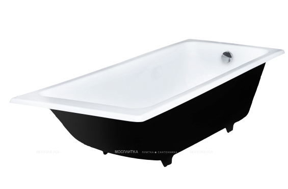 Чугунная ванна Wotte 160х70 см Line 1600x700 белая - 2 изображение