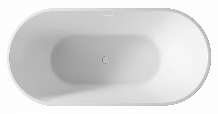 Акриловая ванна Abber 160х75 см AB9320-1.6, белый