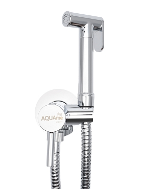 Гигиенический душ AQUAme AQM6020CR со смесителем, хром глянец