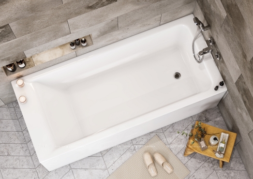 Акриловая ванна Roca Easy 170x75 см - 7 изображение