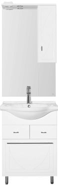 Зеркальный шкаф Style Line Лана 600/С СС-00002254 белый - 4 изображение
