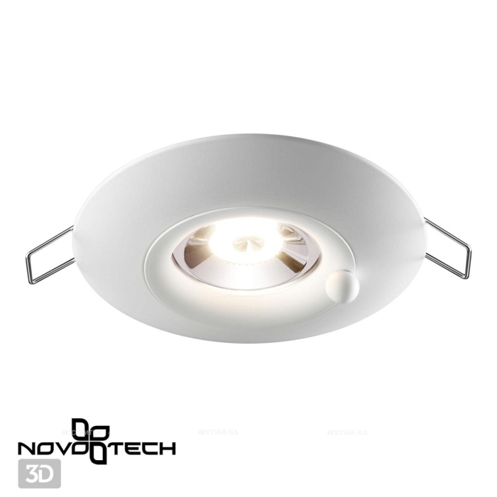 Встраиваемый влагозащищенный светильник Novotech Water 370789 - 3 изображение