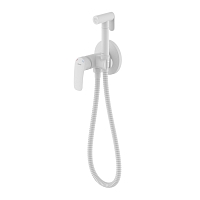 Гигиенический душ со смесителем Milardo Rora RORWTR0M08 белый матовый